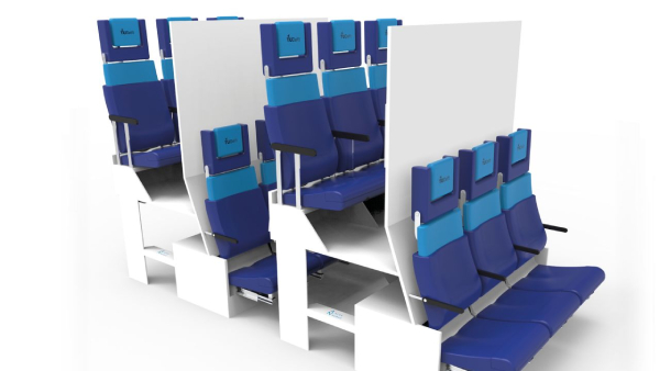dual-level seat cabin design