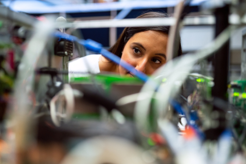 a woman assessing the product compliance requirements