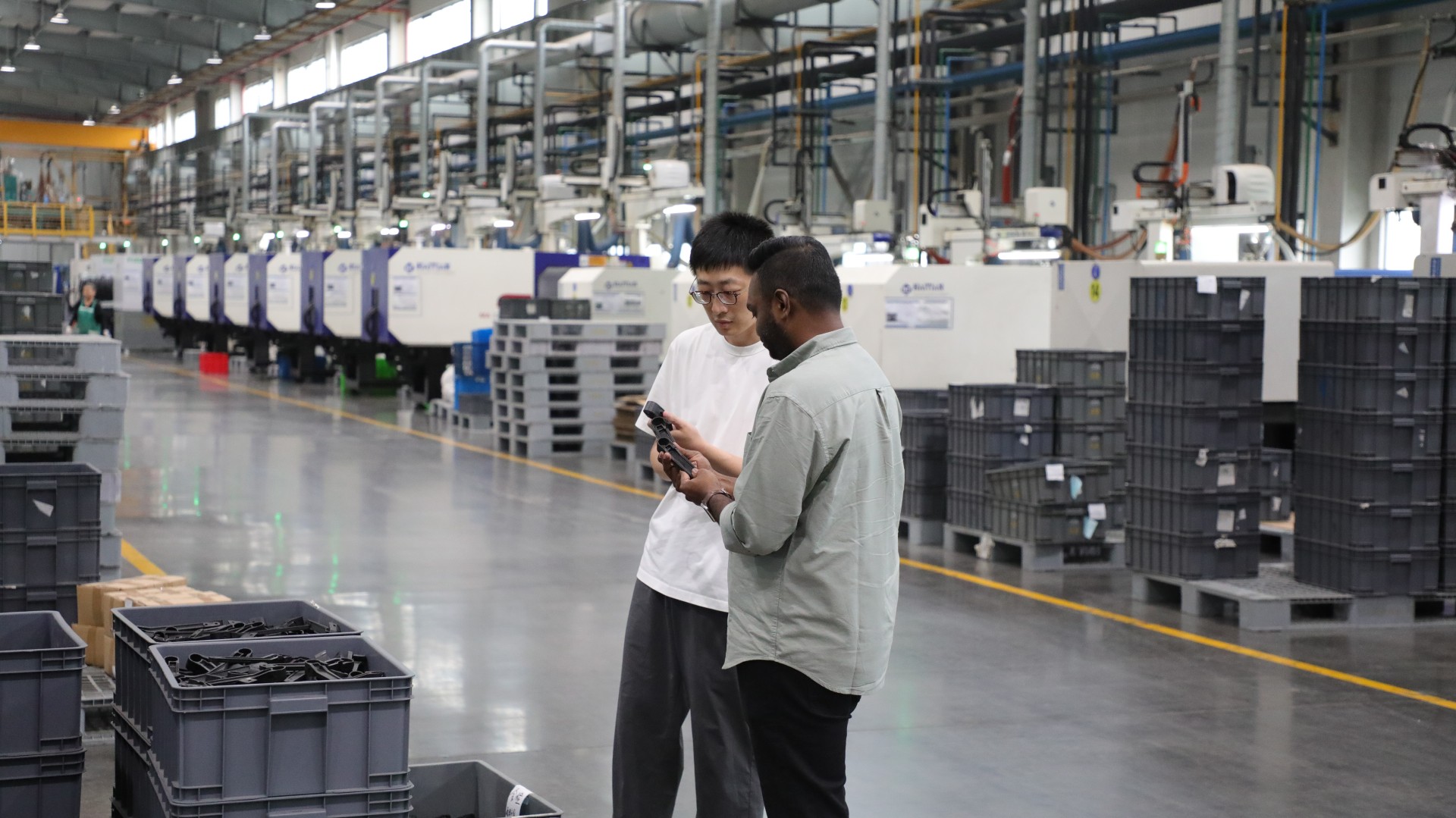 Pro-Dev reviewing manufacturing output at production stage — product design and manufacturing New Zealand